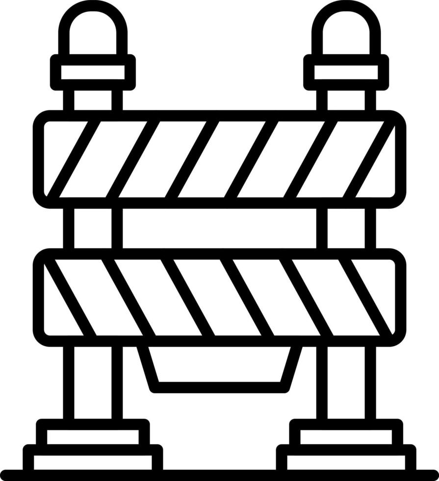 Barrier Creative Icon Design vector