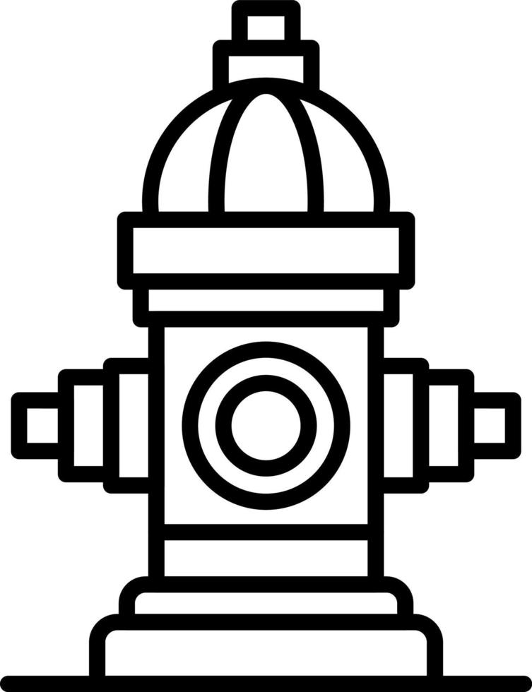Fire Hydrant Creative Icon Design vector