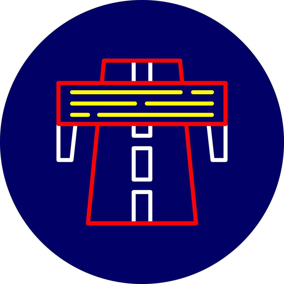 Motorway Creative Icon Design vector
