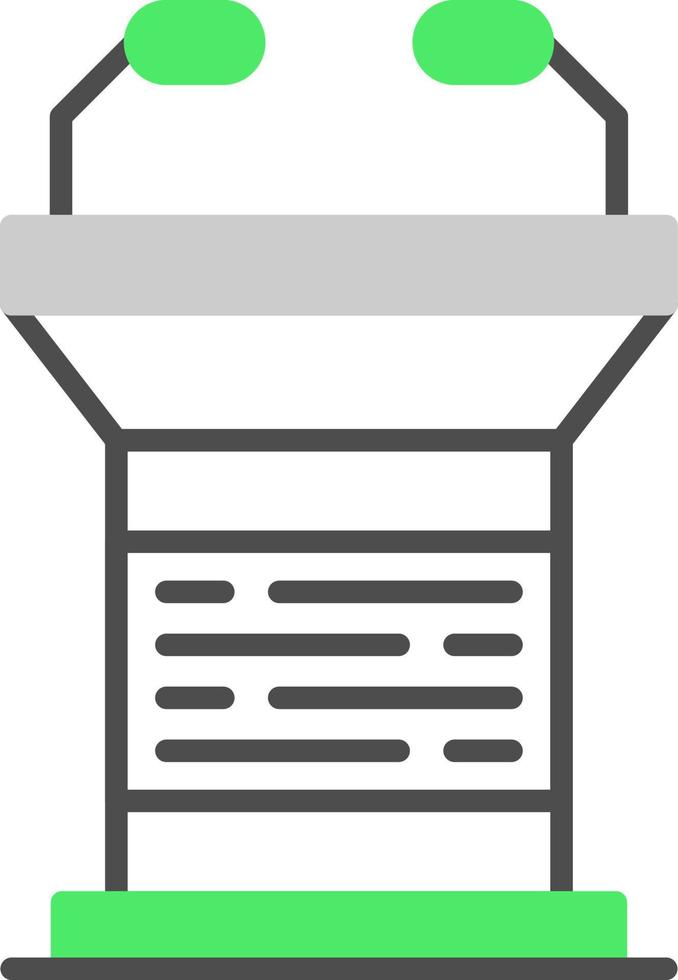 Lectern Creative Icon Design vector