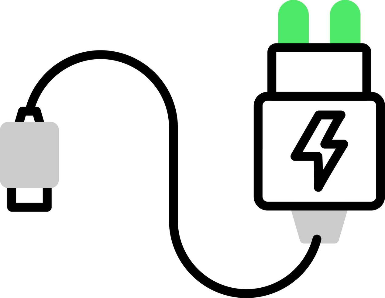 Charger Creative Icon Design vector