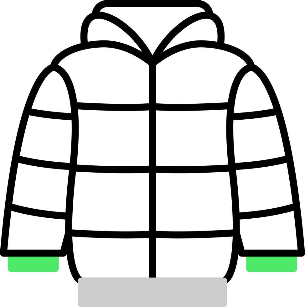 Jacket Creative Icon Design vector