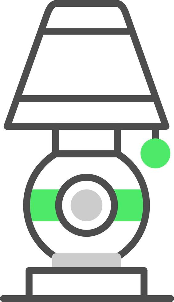 Desk Lamp Creative Icon Design vector