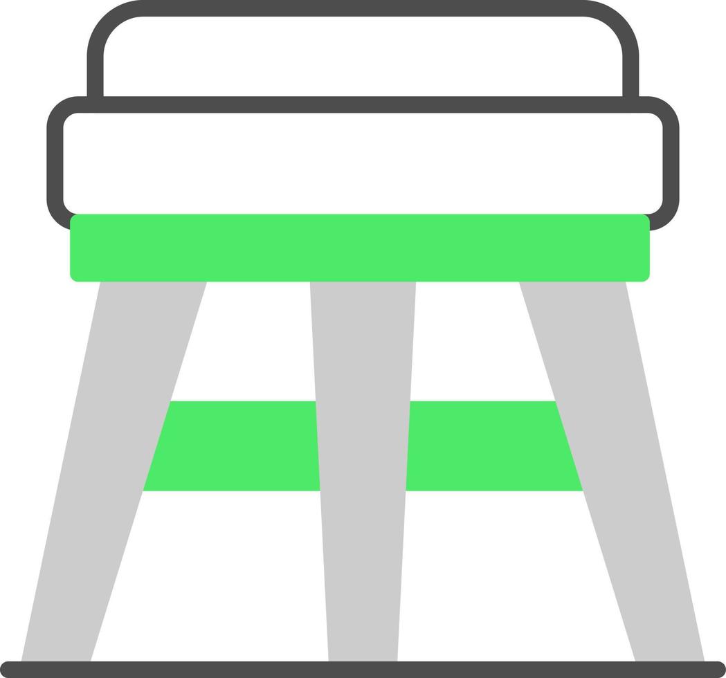 Stool Creative Icon Design vector