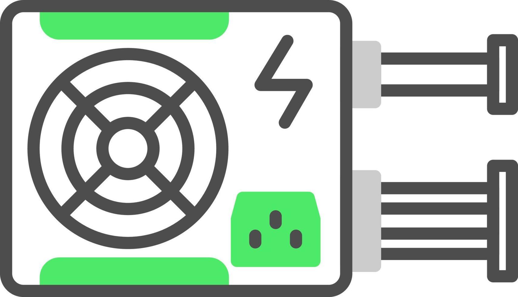 Power Supply Creative Icon Design vector