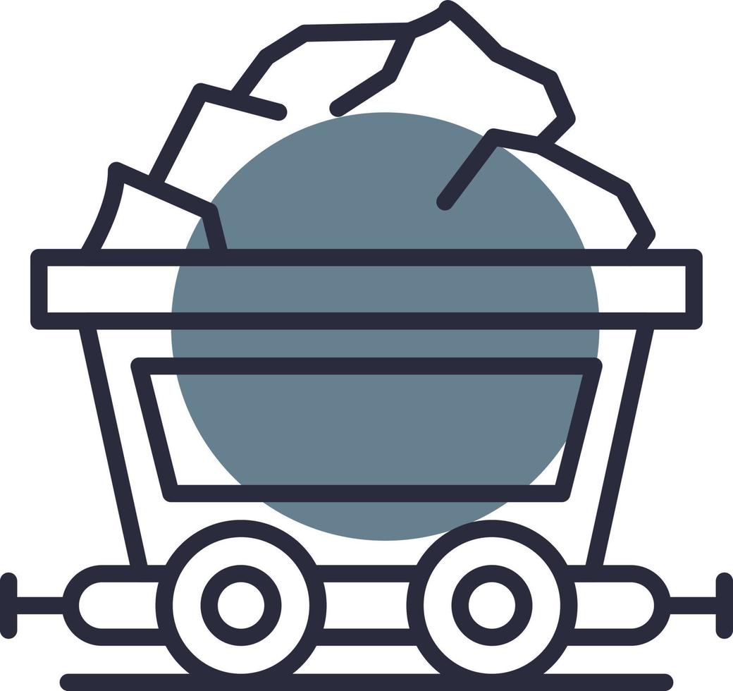 Mining Creative Icon Design vector