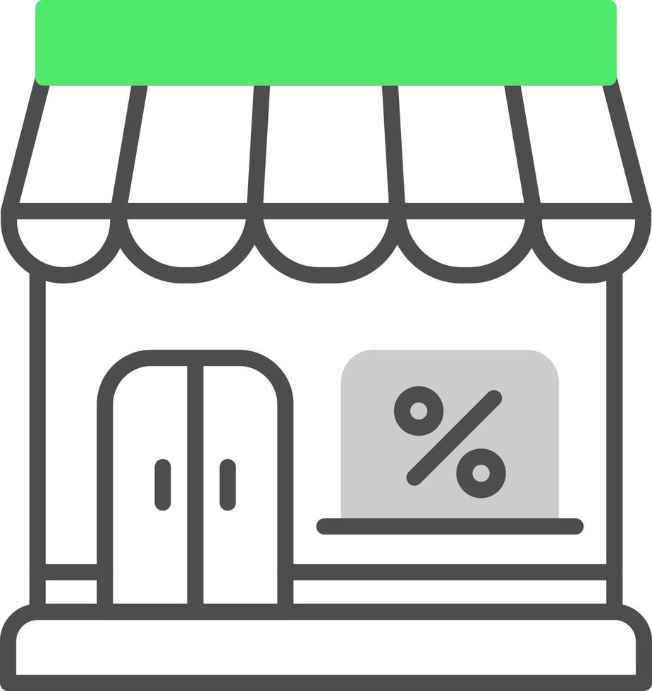 Store Creative Icon Design vector