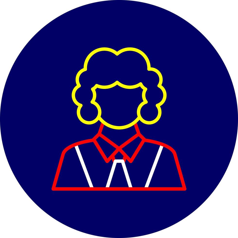 Judge Creative Icon Design vector