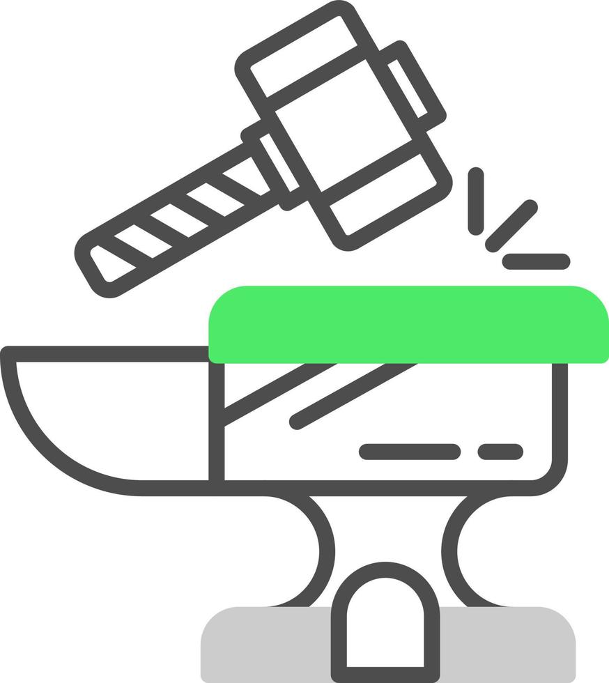 Anvil Creative Icon Design vector