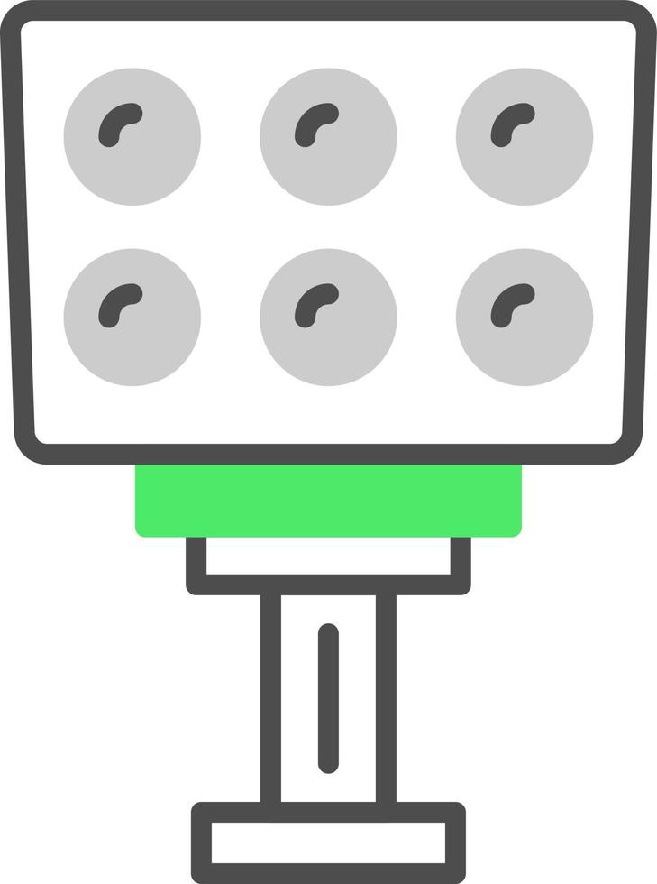 Light Creative Icon Design vector