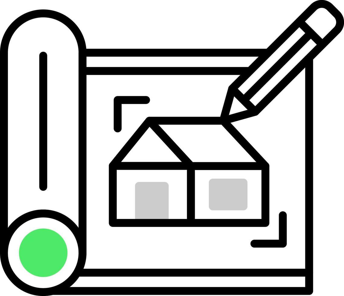 House Sketch Creative Icon Design vector