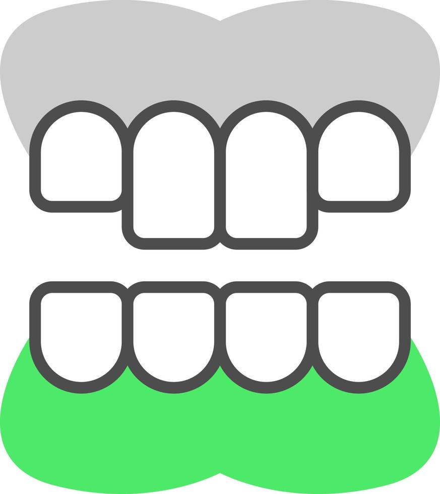 Denture Creative Icon Design vector