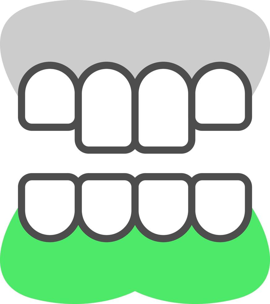 Denture Creative Icon Design vector