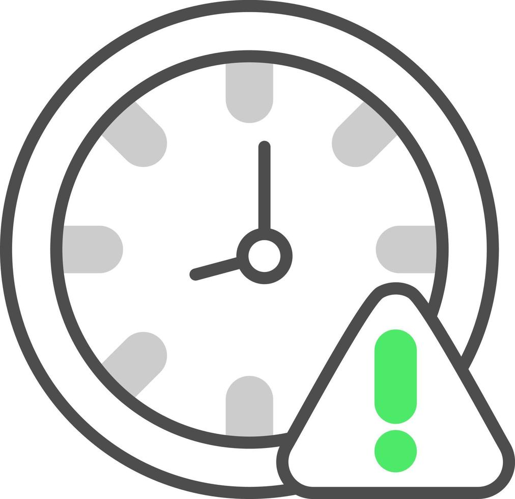 Expired Creative Icon Design vector