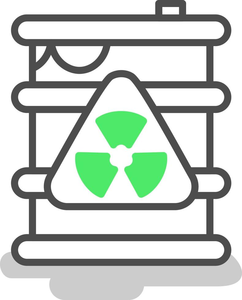 Toxic Waste Creative Icon Design vector