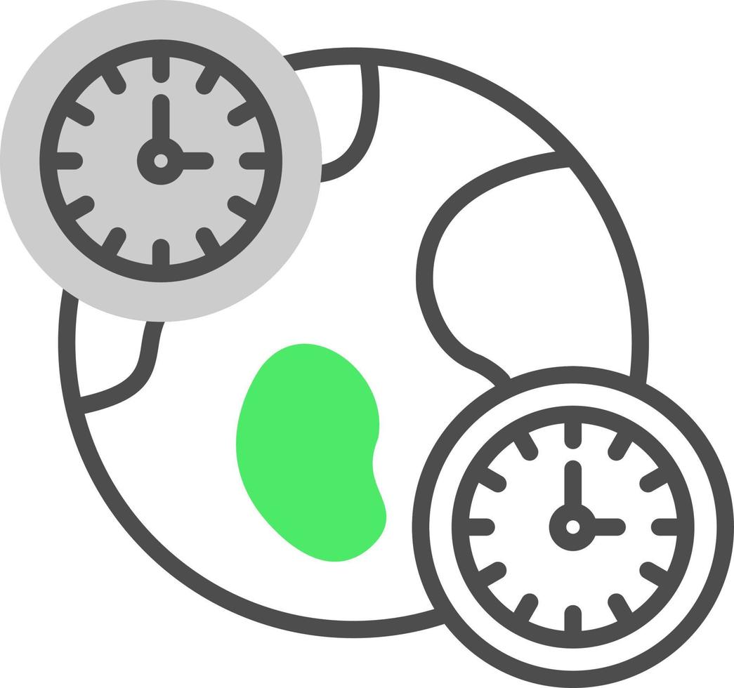 Jet Lag Creative Icon Design vector