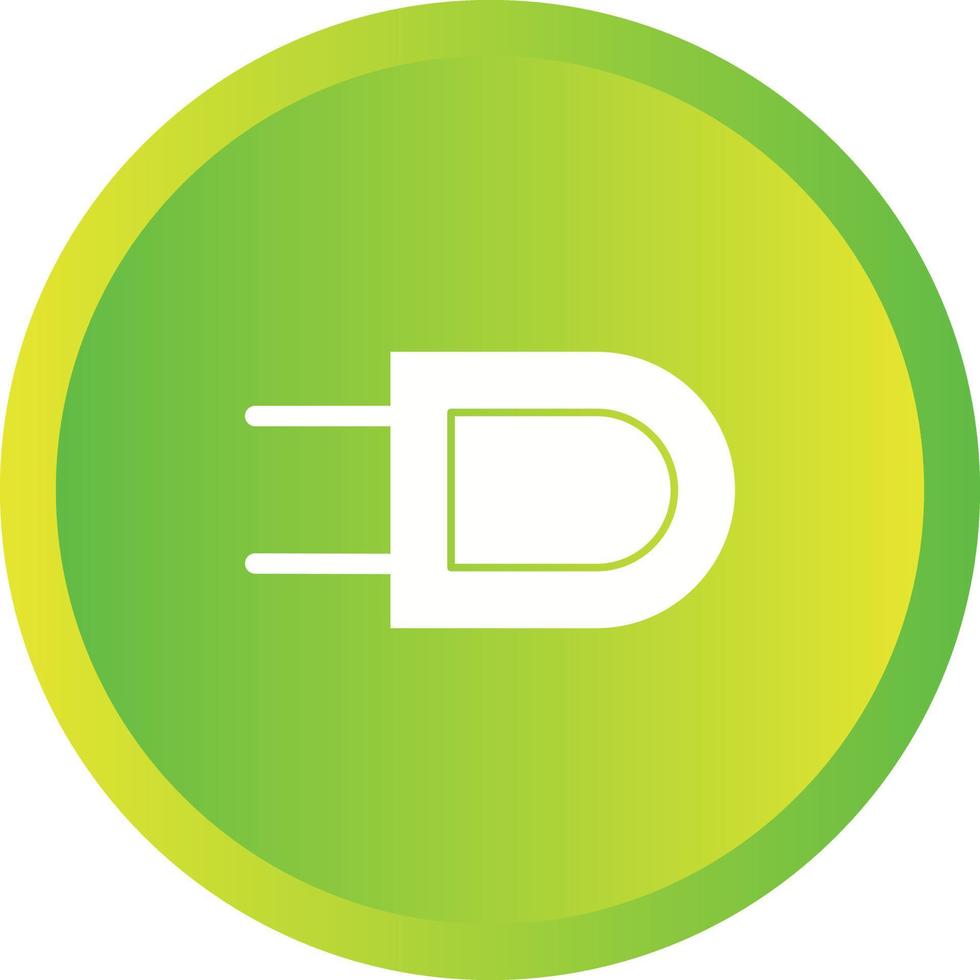 Unique Plug I Vector Glyph Icon