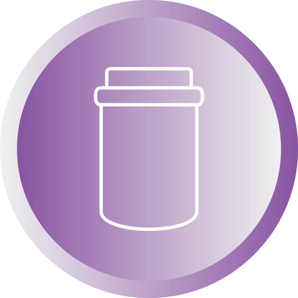 Unique Jam Bottle Vector Line Icon