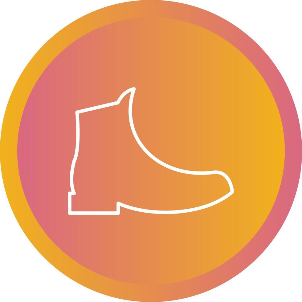 Unique Boots Vector Line Icon