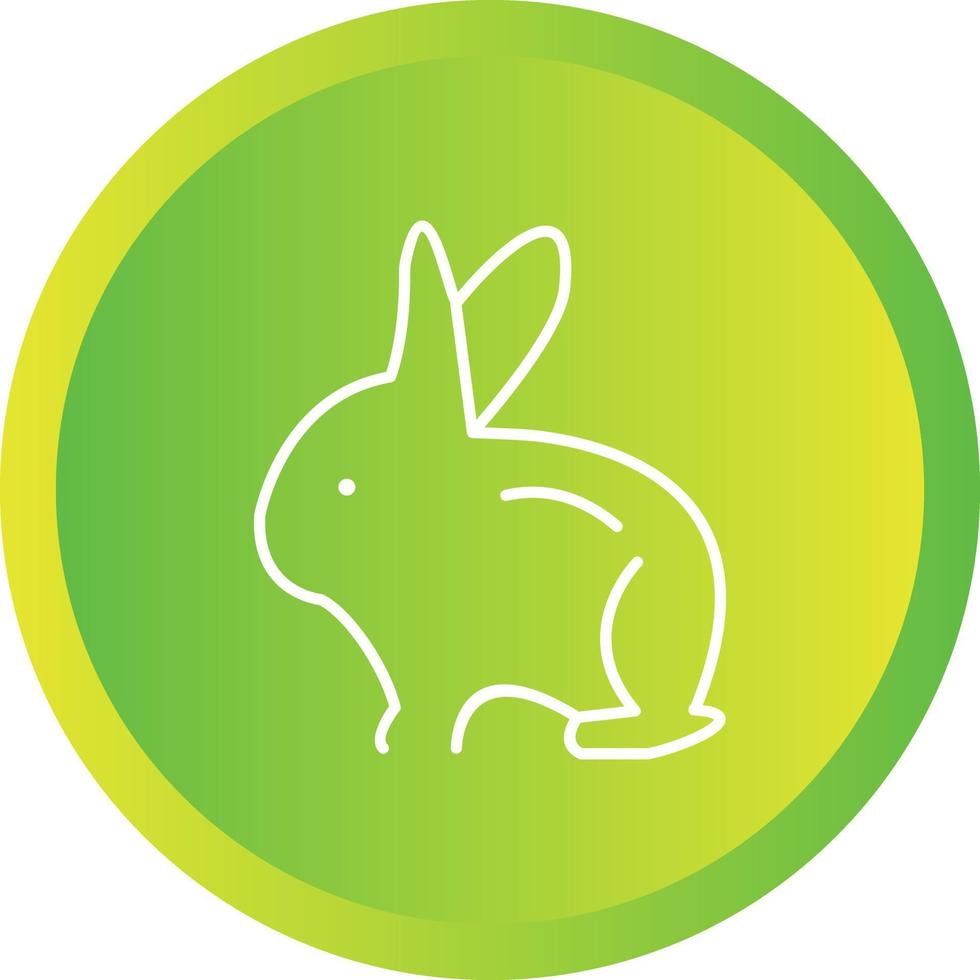 Unique Rabbit Vector Line Icon