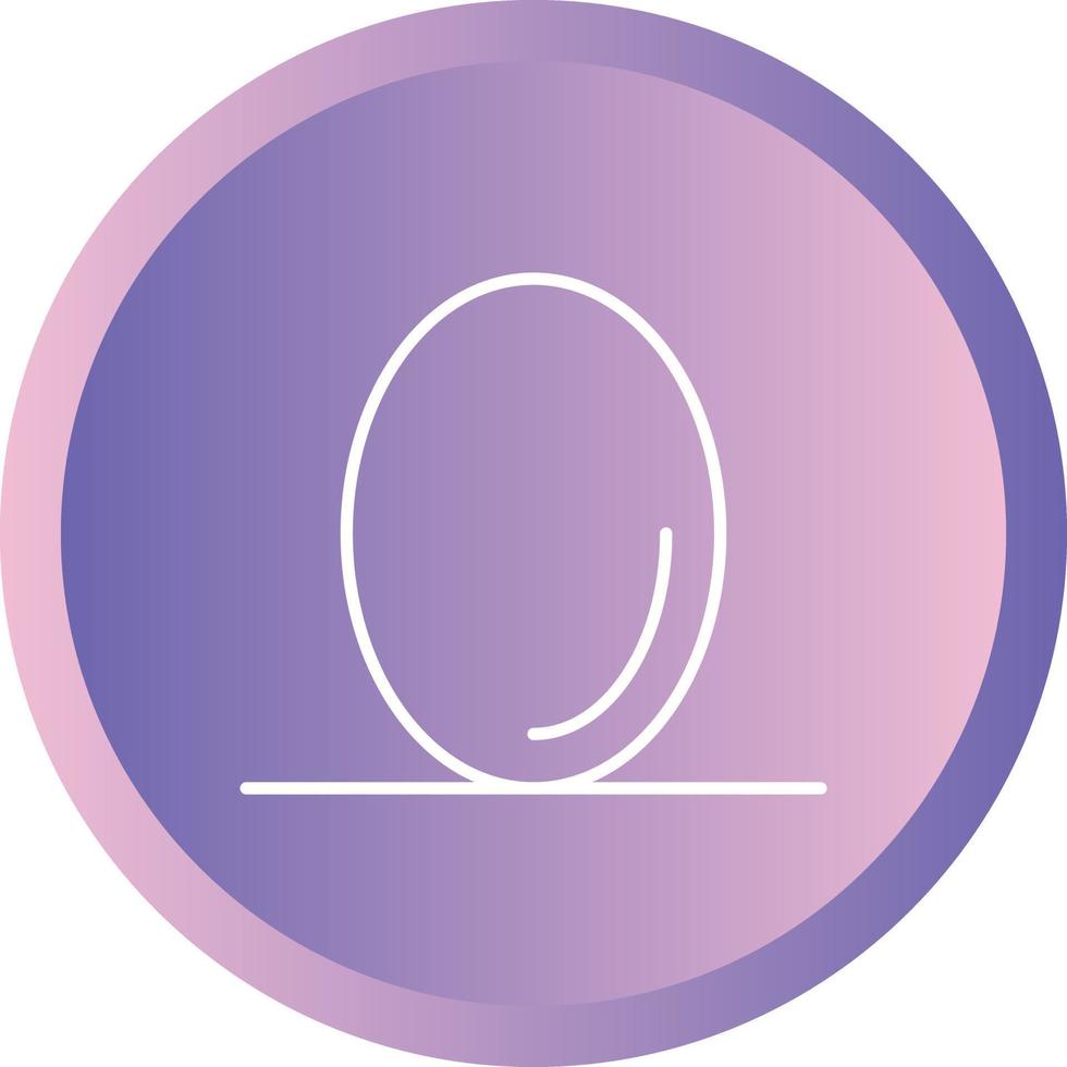 Unique Egg Vector Line Icon
