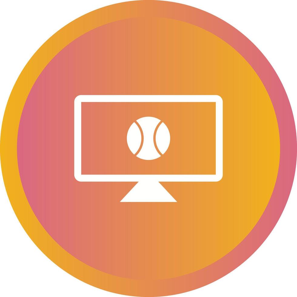 Unique Sport News Vector Glyph Icon