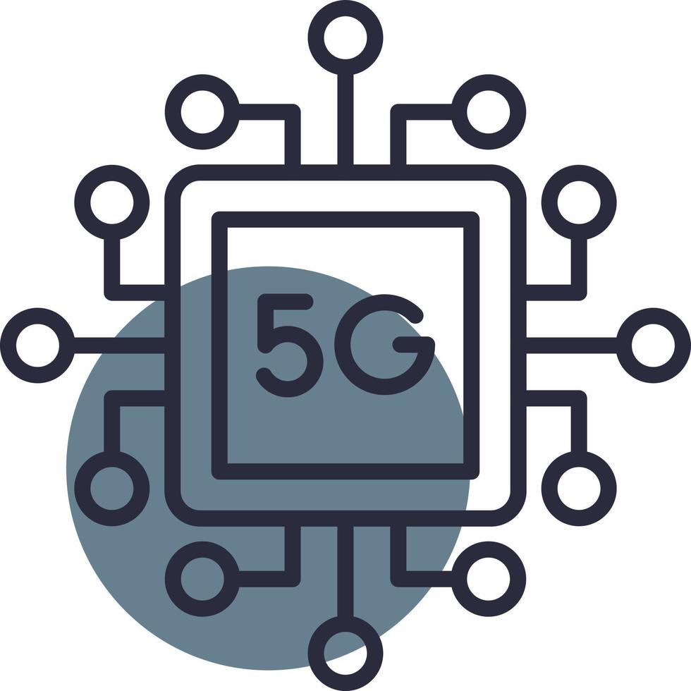 5g Creative Icon Design vector