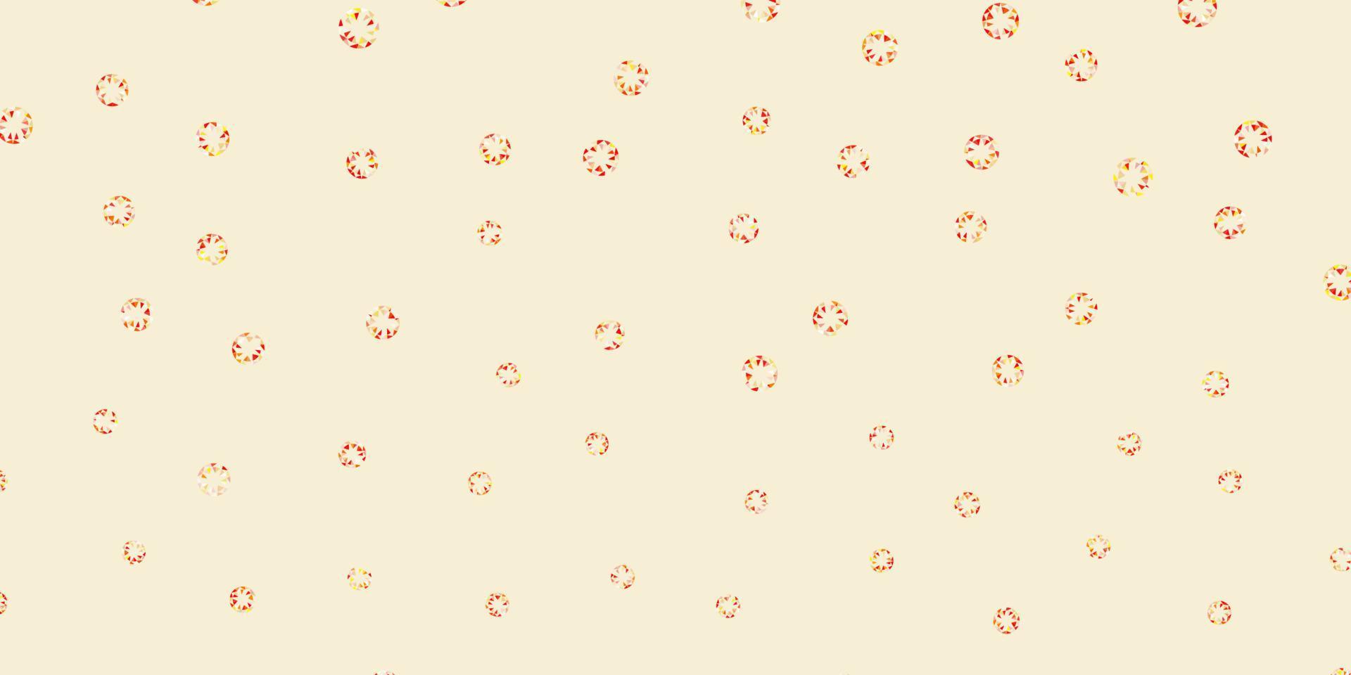 Light orange vector backdrop with dots.