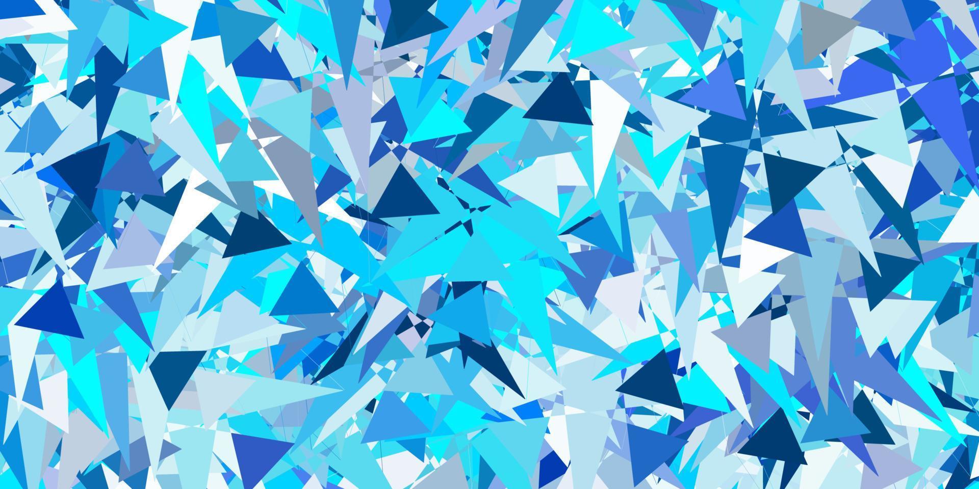 Light BLUE vector texture with random triangles.