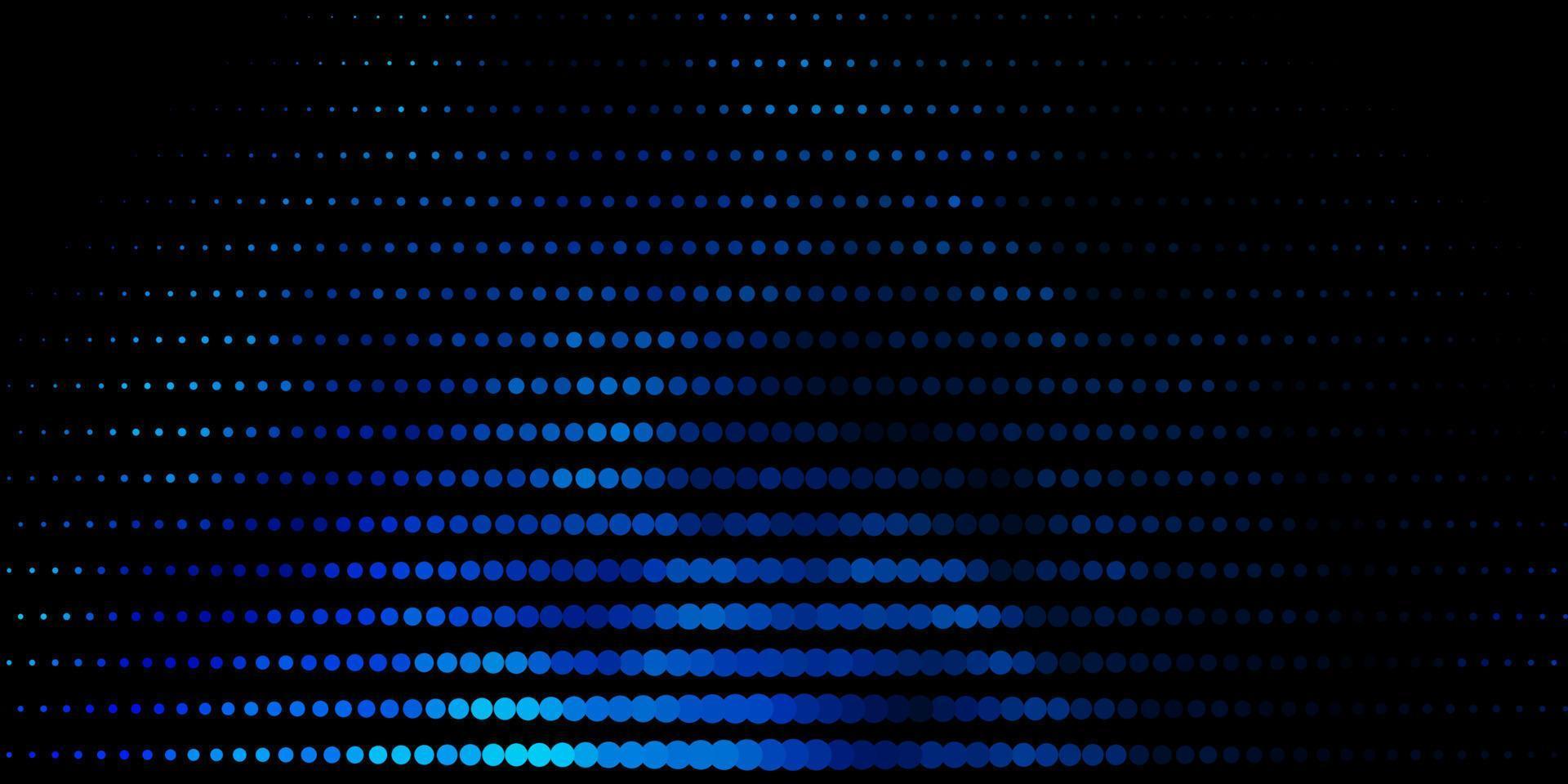 Dark BLUE vector texture with disks.