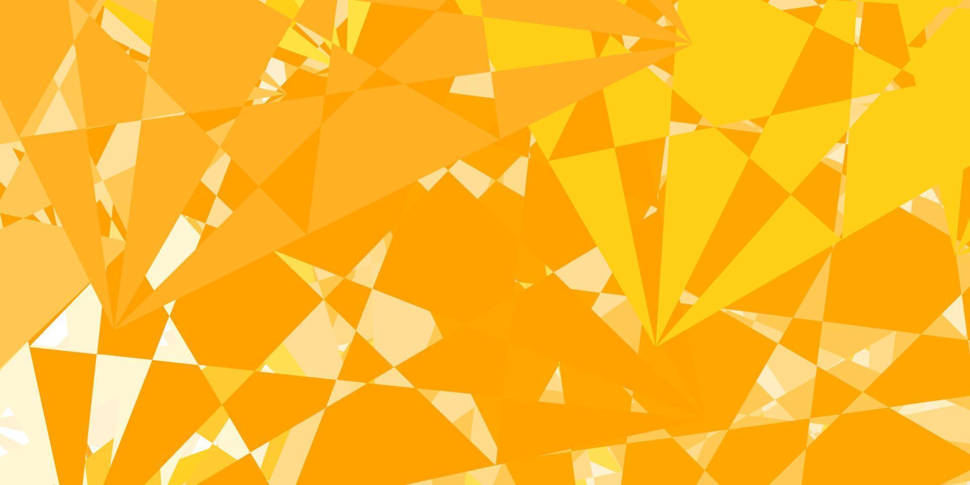 Light Orange vector texture with memphis shapes.