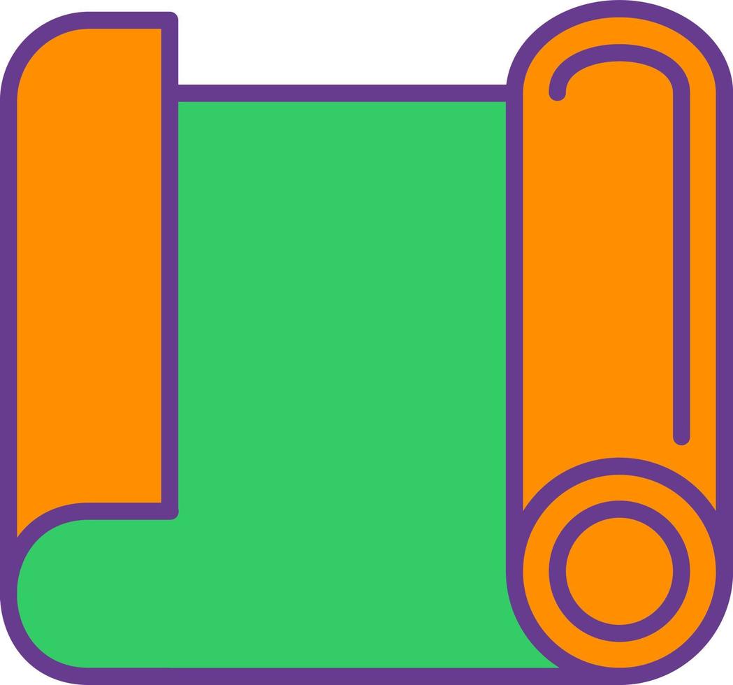 Paper Roll Creative Icon Design vector