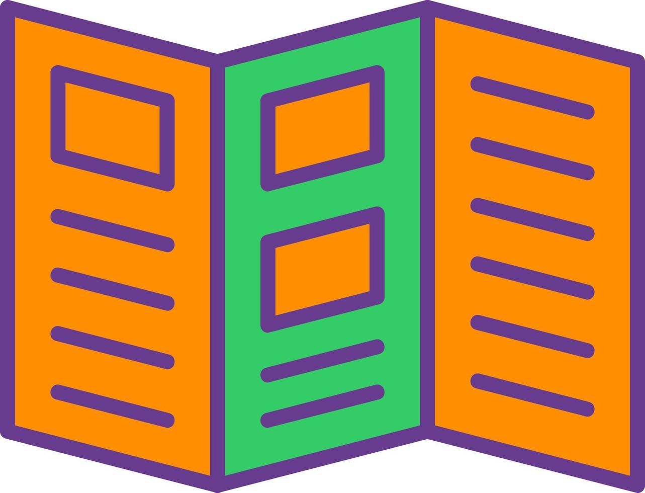Trifold Creative Icon Design vector