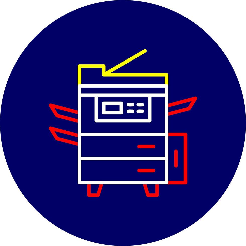 Photocopier Creative Icon Design vector