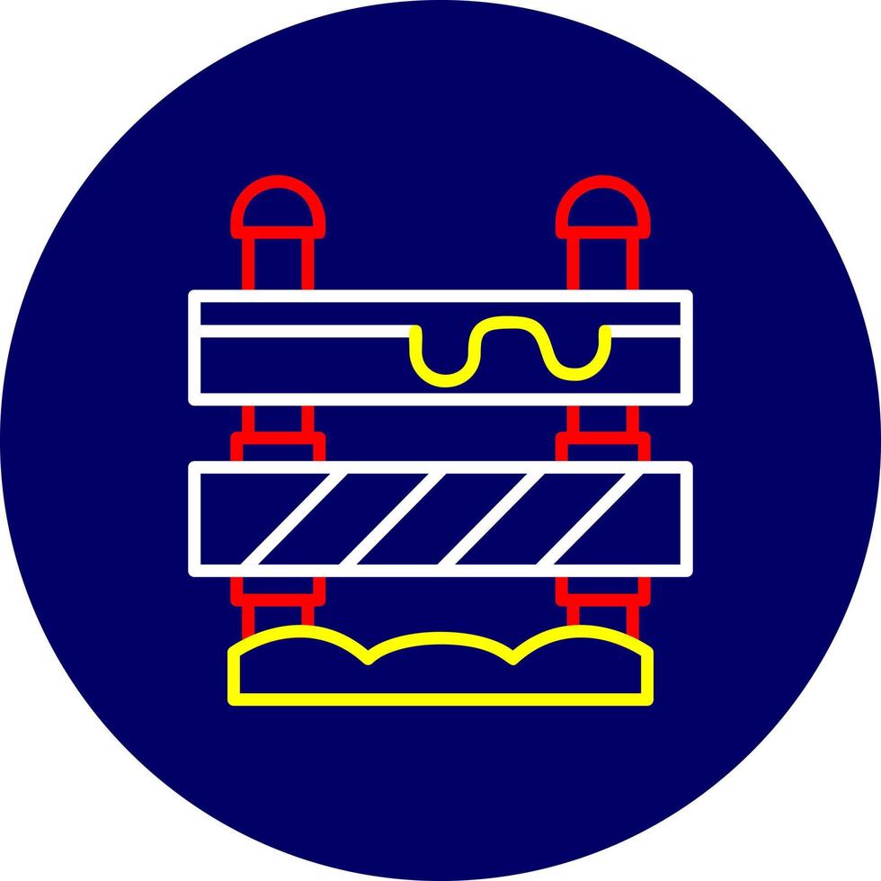 Road Block Creative Icon Design vector