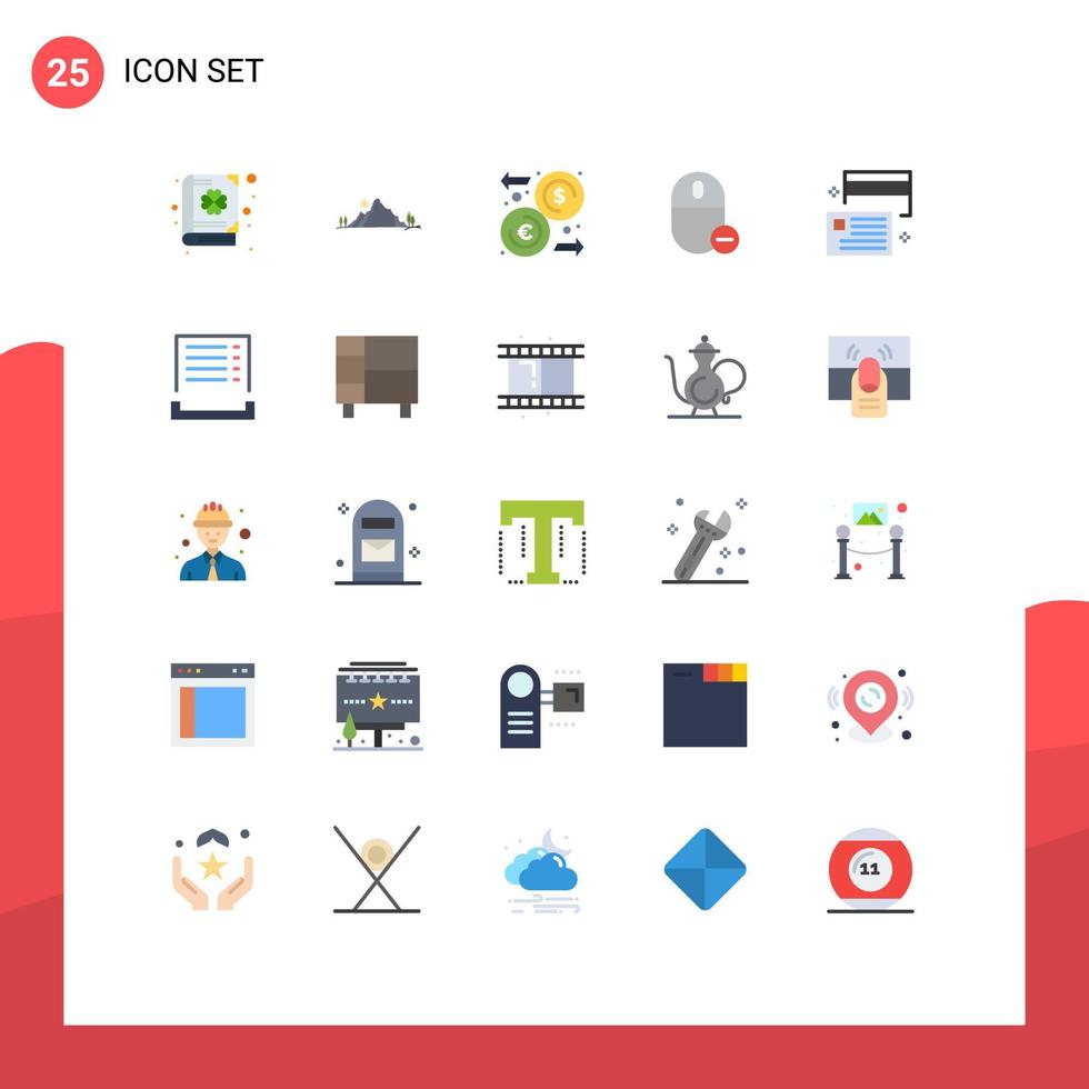 Modern Set of 25 Flat Colors and symbols such as remove hardware tree gadget transfer Editable Vector Design Elements