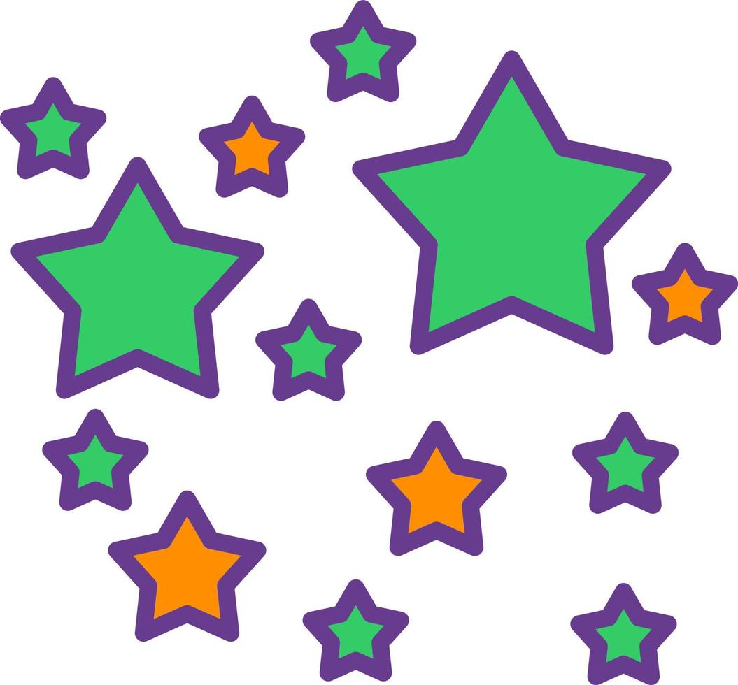Stars Creative Icon Design vector