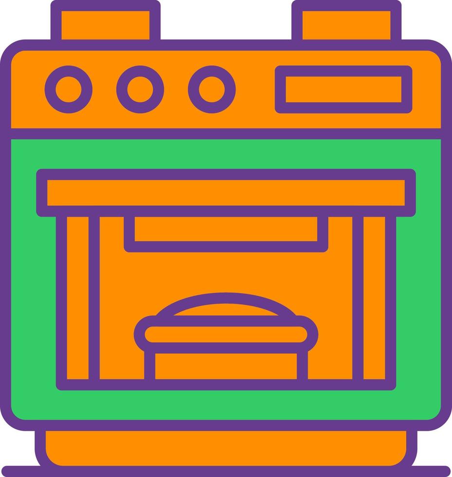 diseño de icono creativo de horno vector