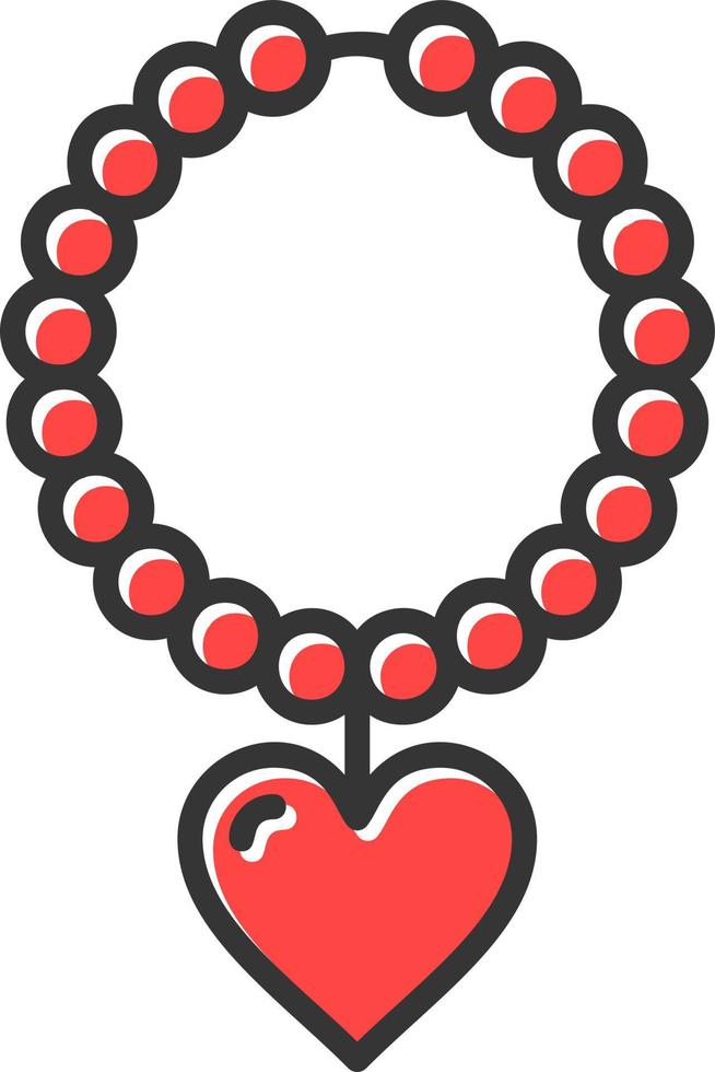 Pearl Necklace Creative Icon Design vector