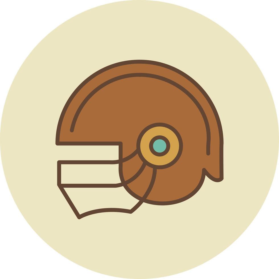 diseño de icono creativo de casco vector