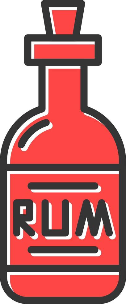 Rum Creative Icon Design vector