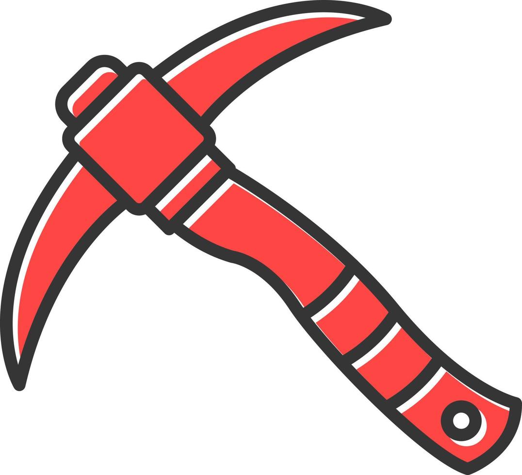 Pickaxe Creative Icon Design vector
