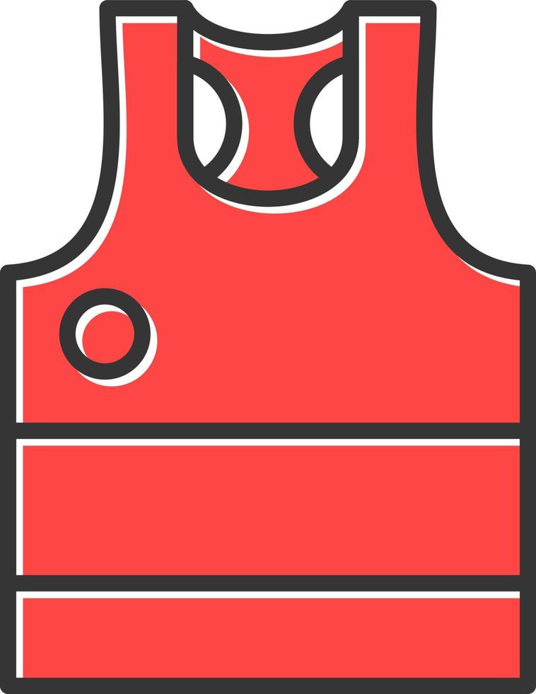 Tank Top Creative Icon Design vector