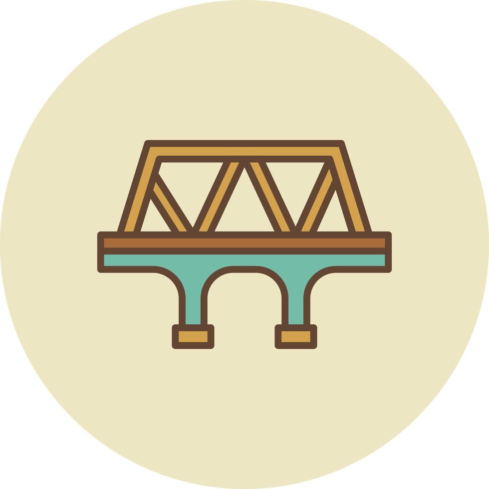 Bridge Creative Icon Design vector