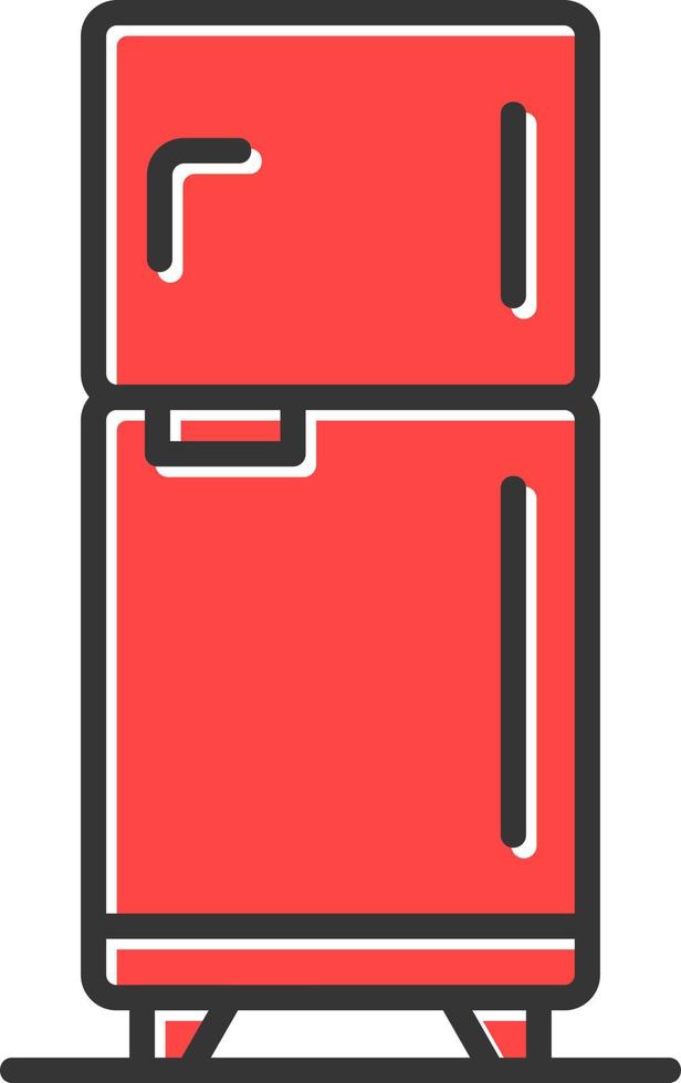 Fridge Creative Icon Design vector