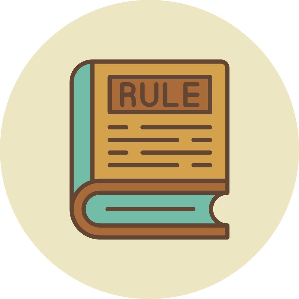 Rule Creative Icon Design vector