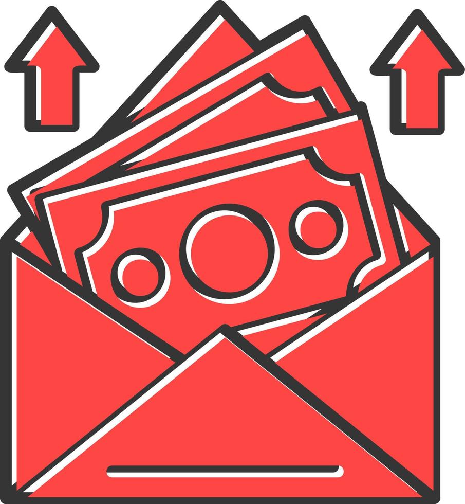 Salary Creative Icon Design vector