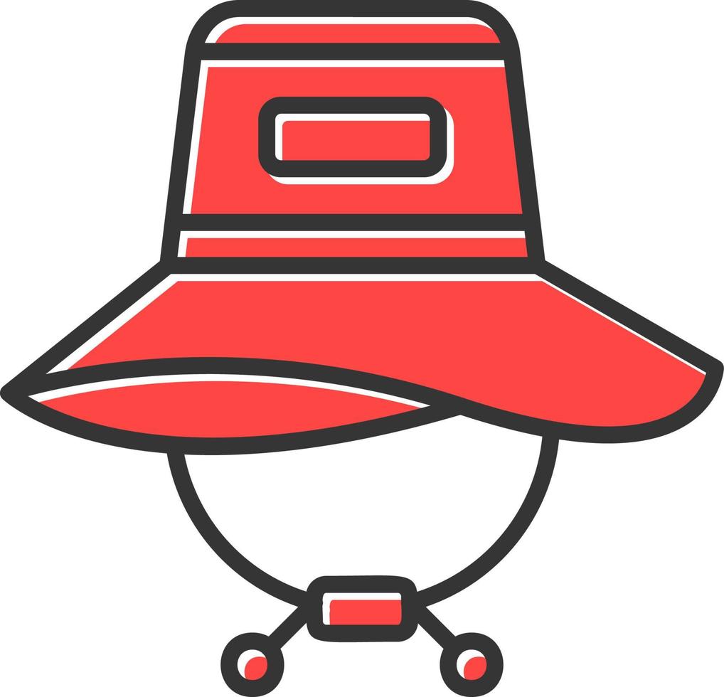 Sun Hat Creative Icon Design vector