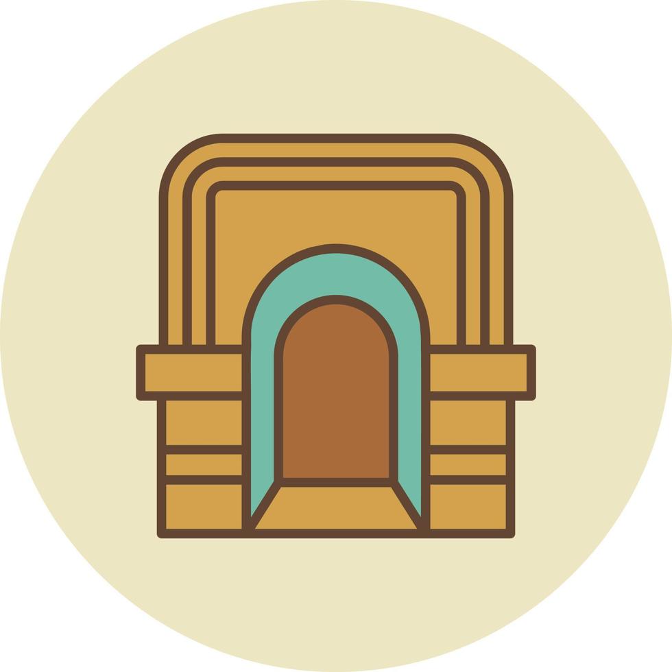 Mihrab Creative Icon Design vector