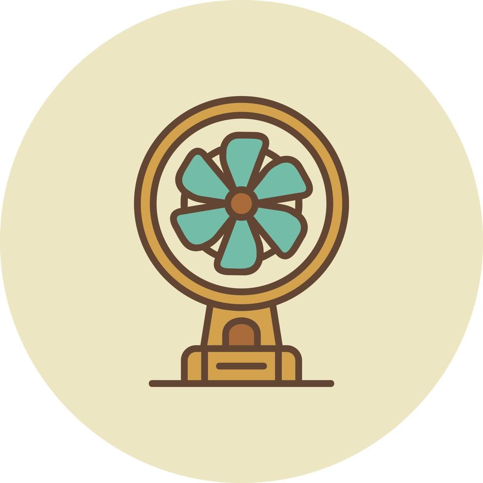 Fan Creative Icon Design vector